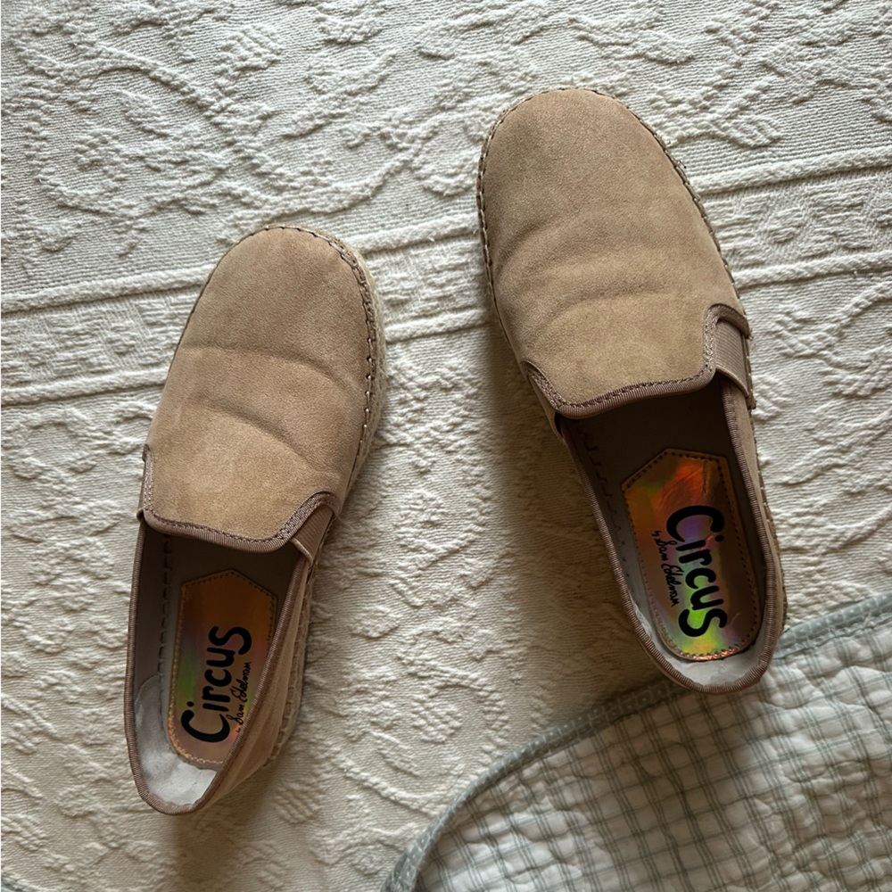 Circus by Sam Edelman Beige Christina Slip-On Platform Loafers - Picture 3 of 5